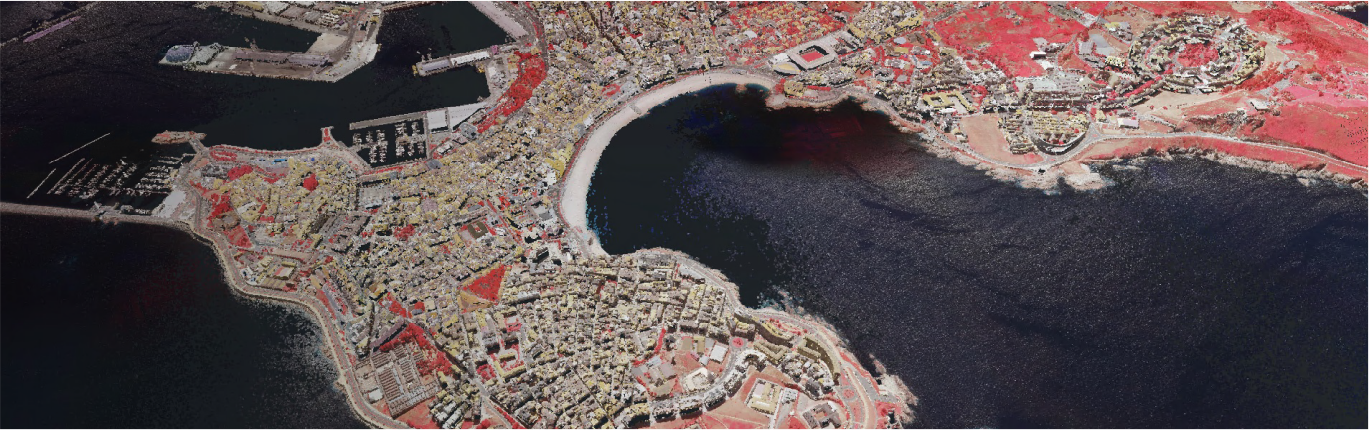 Fotografía de A Coruña en Infrarrojo